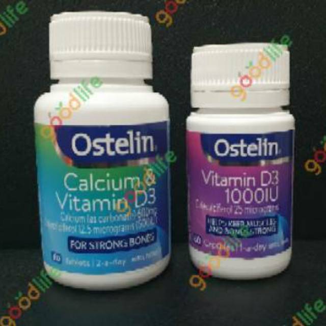 OSTELIN Calsium & Vitamin D / Ostelin Vit D3 1000IU