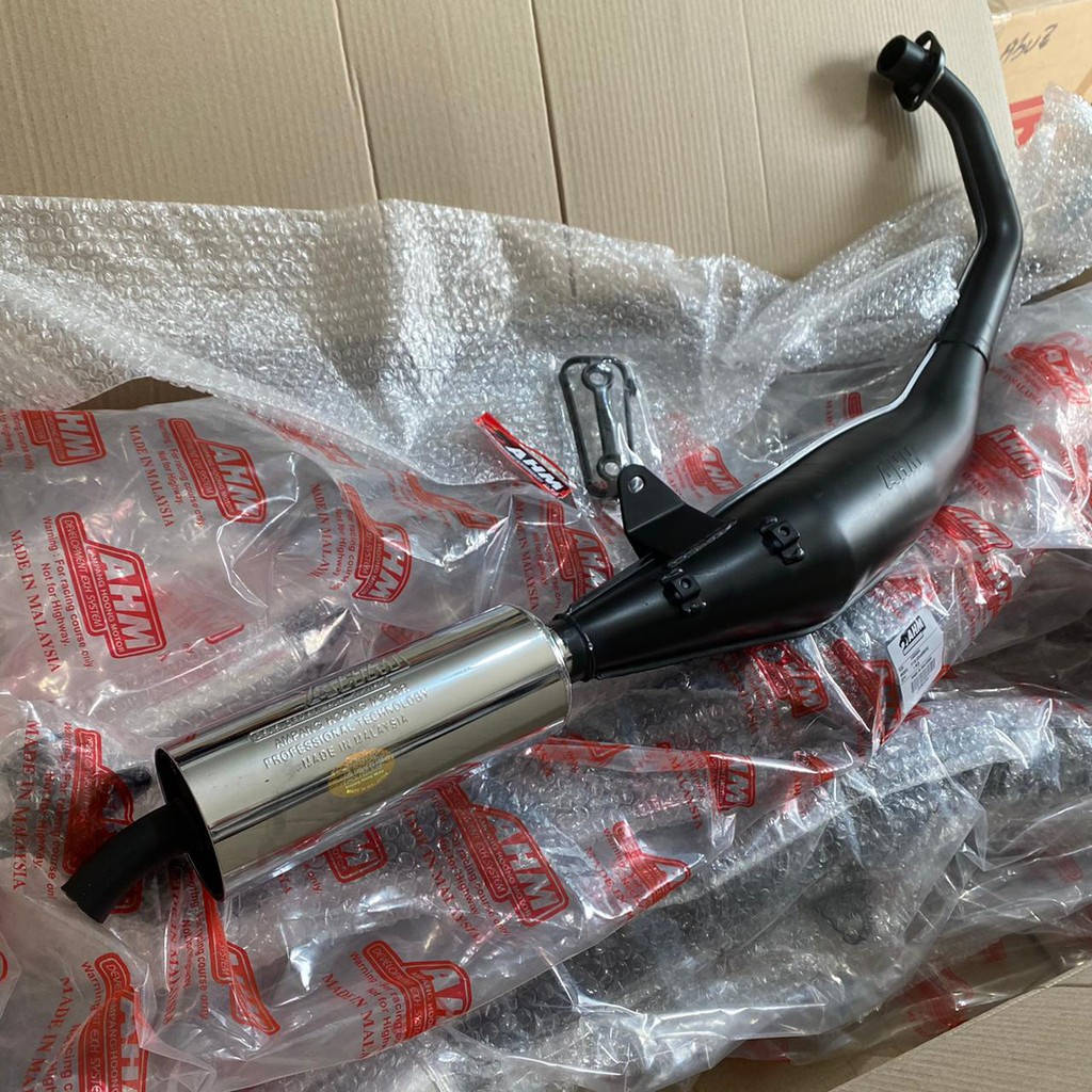 knalpot AHM Satria 2TAK asli Malaysia knalpot Satria 2 TAK AHM asli malasyia knalpot satria 2Tak ahm