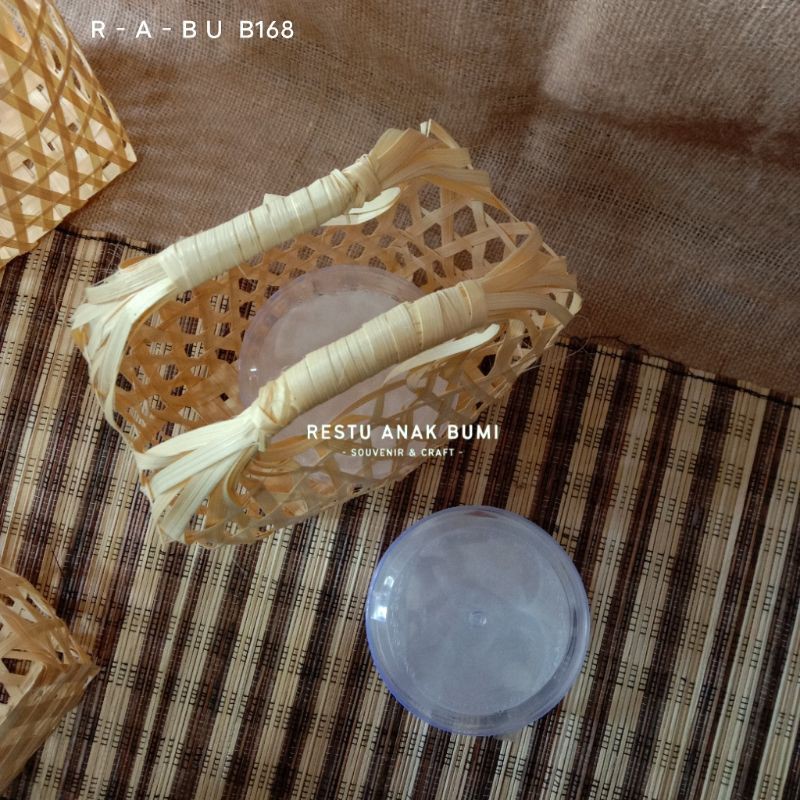 

Promo (B168) Tas Snack Anyaman Bambu 15cm |Belanja|Handbag|Hampers|Hadiah|Sembako|Pesta|Wadah|Parcel | Anyaman Bambu | Kue Kering