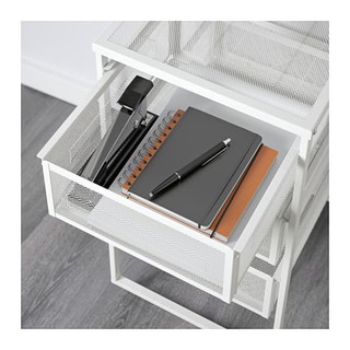 Unit Rak Laci Meja Roda LENARY DRAWER TABLE Putih Unit Rak Laci Meja Roda LENARY DRAWER TABLE Putih