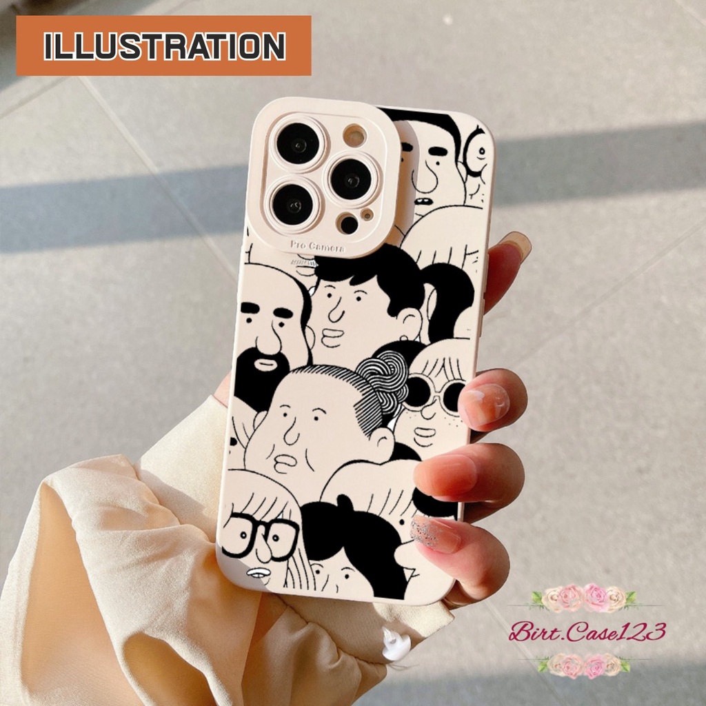 SOFTCASE PROCAMERA CUSTOM ILLUSTRATION OPPO VIVO SAMSUNG REALME XIAOMI IPHONE INFINIX FOR ALL TYPE BC6344