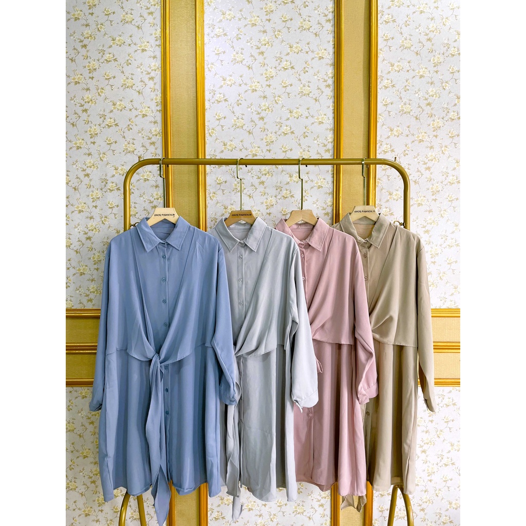 TIDH | TUNIK POLOS TALI DEPAN