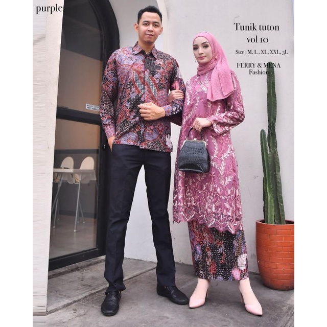 Realpic!!!Cople Stelan Tunik Tuton Vol.10 Original Butik