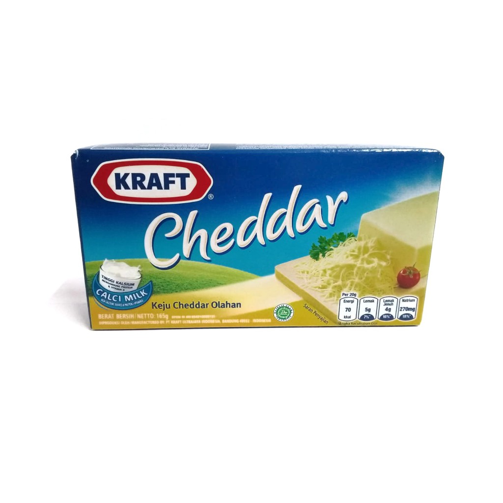 

Keju KRAFT Cheddar 165gr