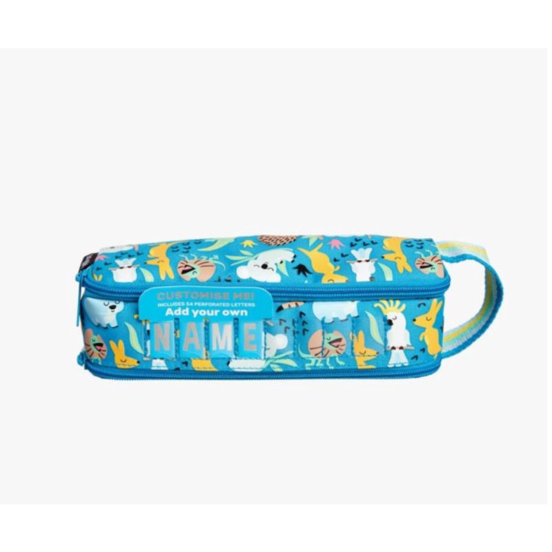 

Tempat Pensil Smiggle Original - Smiggle Pencil Case Dual Zip ID Lmates Blue