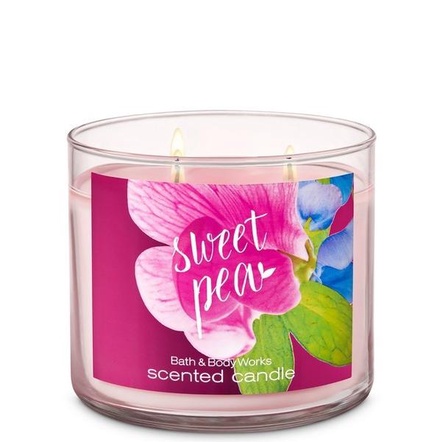 Bath & Body Works LOVE Hearts & Flowers 3-Wick 14.5 oz Scented Candle 