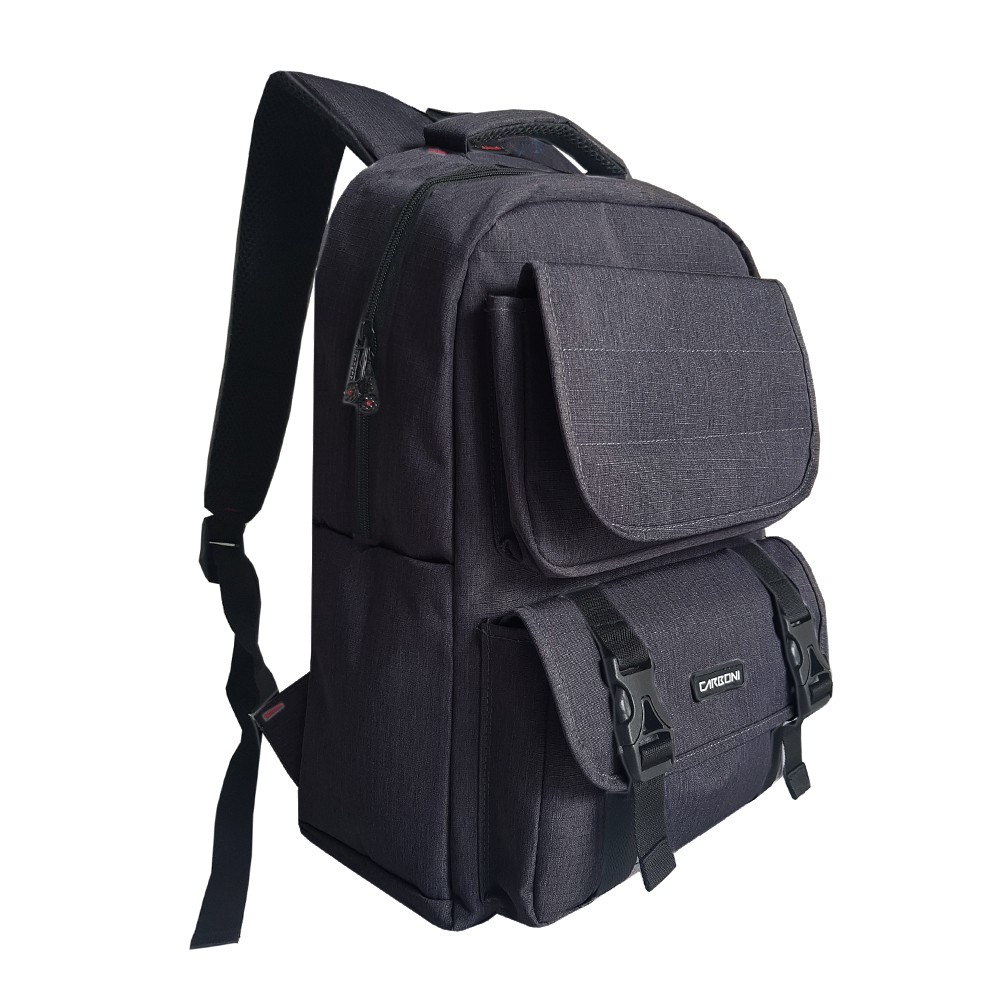 SHOPEE 6.6 SUPER SALE!! Carboni Tas Ransel AA0051 Original 17 - Black+ Raincover