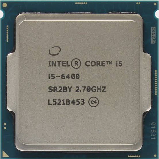 PROCESSOR INTEL CORE i5 6400 2.7~3.3 GHZ (LGA 1151/6 MB/14 NM) BOX *4 CORE SKY/KABYLAKE