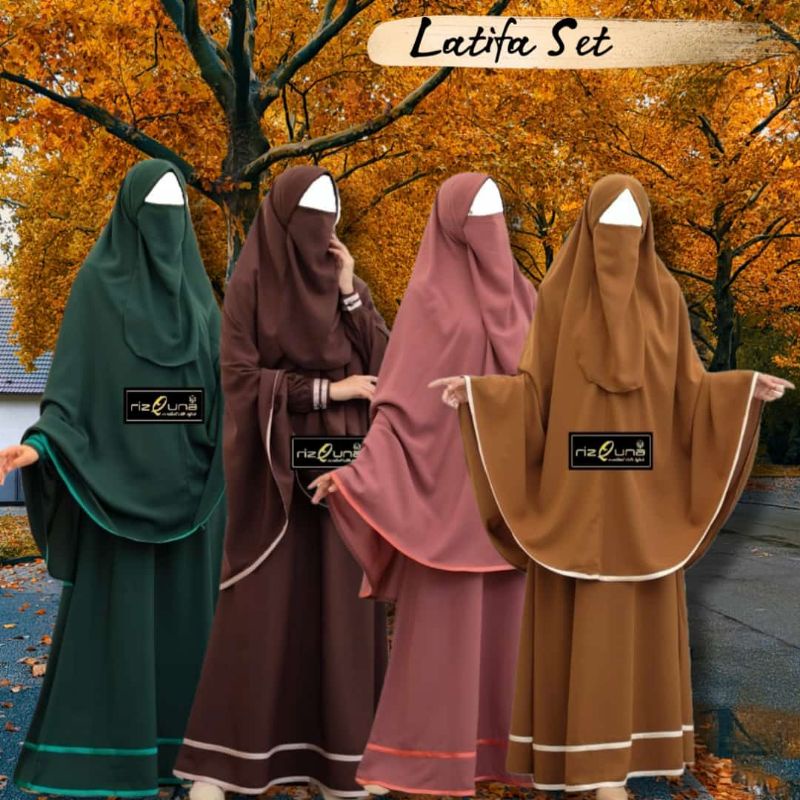 Gamis Latifa Set Terbaru byRizquna