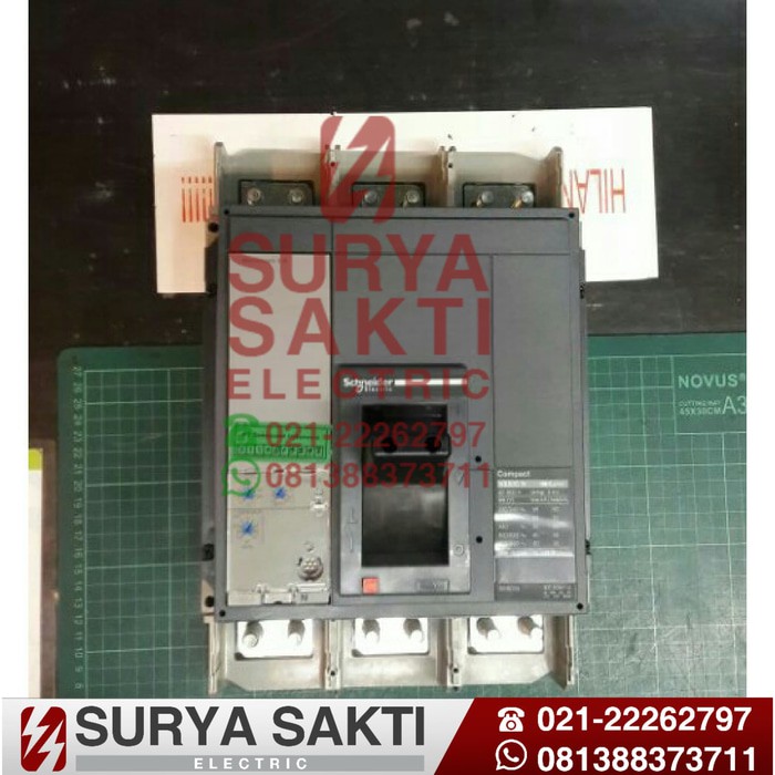 MCCB Compact NS1250N 4P 1250A 1250 A 50KA MIC : 2.0 NS 1250N 50KA