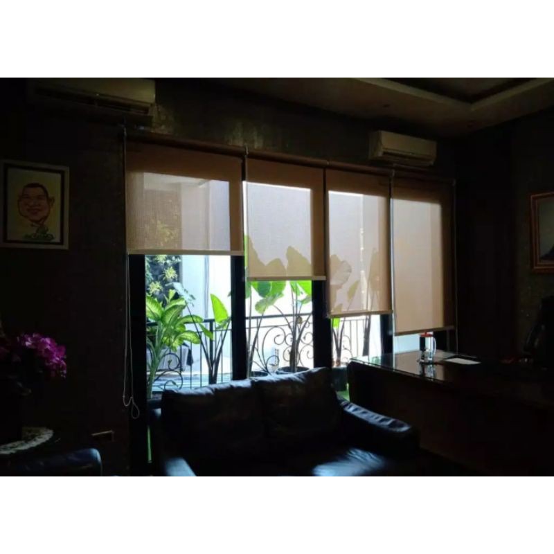 ROLLER BLIND OUTDOOR/SUNTEX - TIRAI GULUNG OUTDOOR