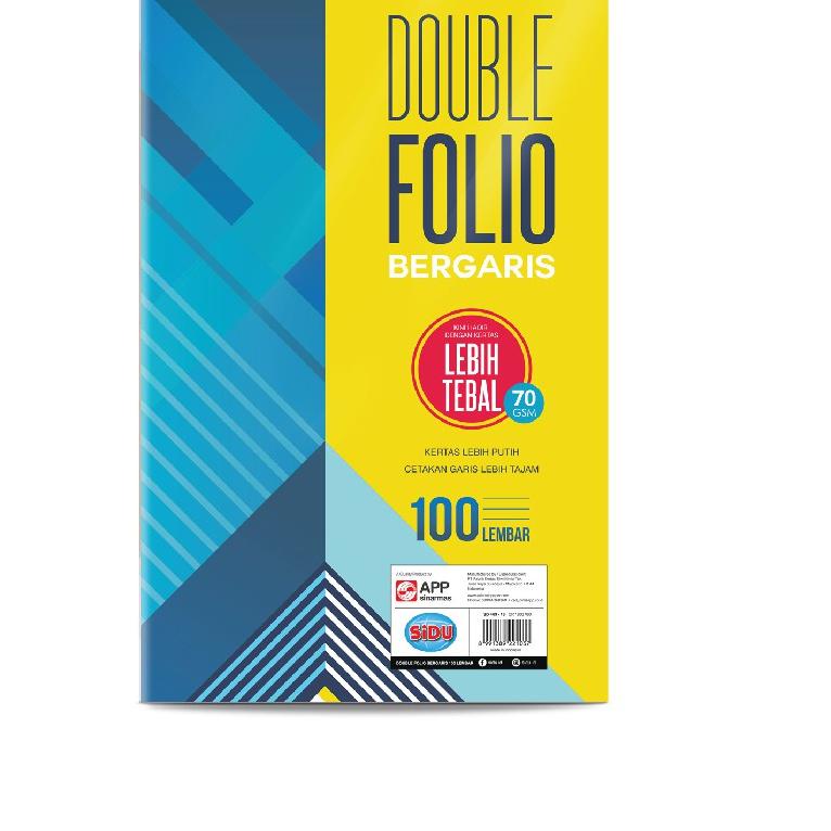 

Best! SiDU Double Folio Bergaris 100 lembar SDU RF 100 70 GSM