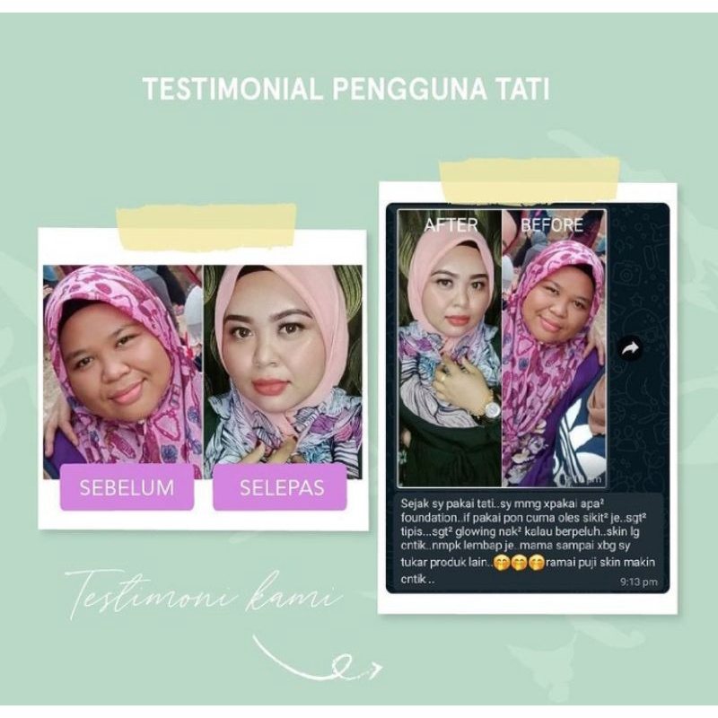 TATI skincare 10 gr paket bundling uv+day cream