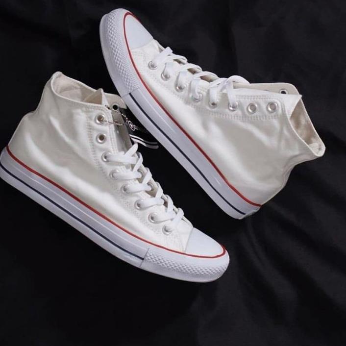 ✯ ⭐SPESIAL SEPATU PUTIH POLOS CONVERSE PREMIUM IMPOR VIETNAM FULL WHITE ALL STAR HIGH CONVERSE CLASS
