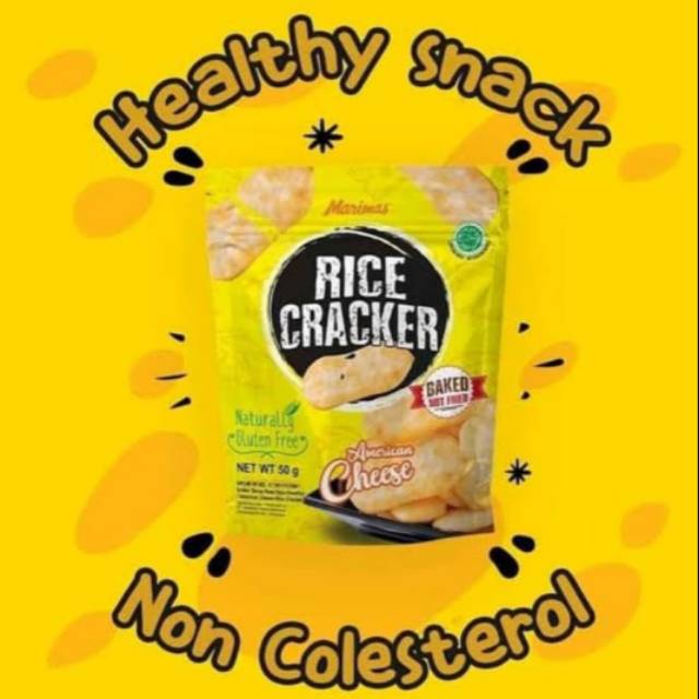 Marimas rice cracker naturally gluten free 50 gram