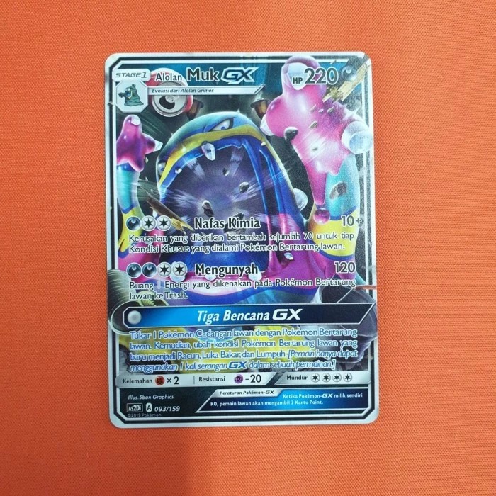 Kartu Pokemon Indonesia - Alolan Muk GX TD