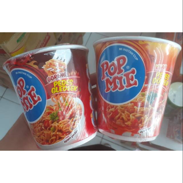 

POP MIE Goreng Pedes Gledek & Popmie Kuah Pedes Dower 75gr.