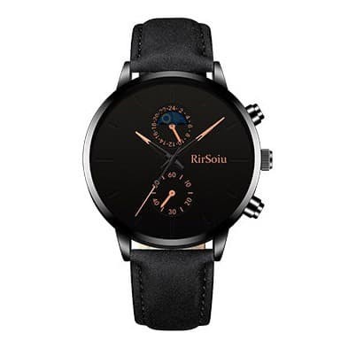 RirSoiu Jam Tangan Analog Pria - RS0022 - Black