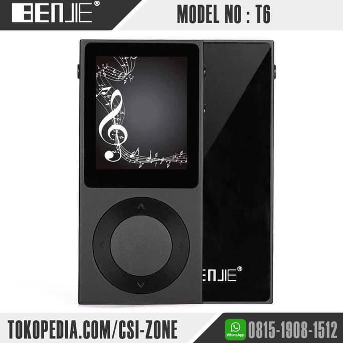 Benjie T6 Portable HIFI DAP / Digital Audio Player - Black