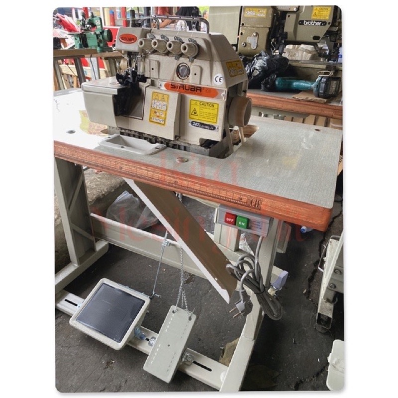 set mesin obras siruba second benang 4 meja kaki dinamo baru servo