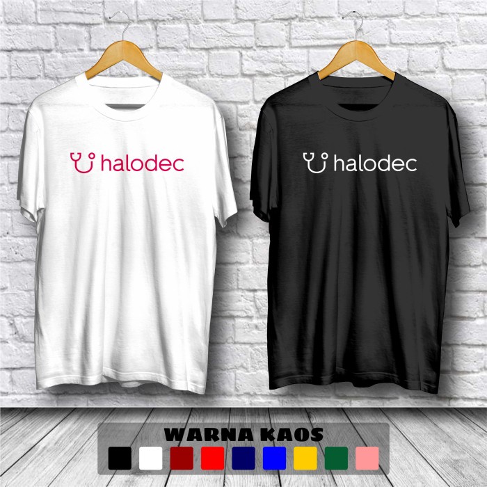 Kaos Plesetan Halodec Logo Baju Distro