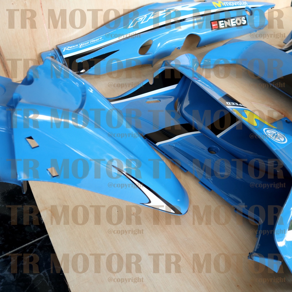 Cover Body Fizr F1zr Movistar Biru Muda Full Set Halus Cover Bodi Yamaha Fiz r