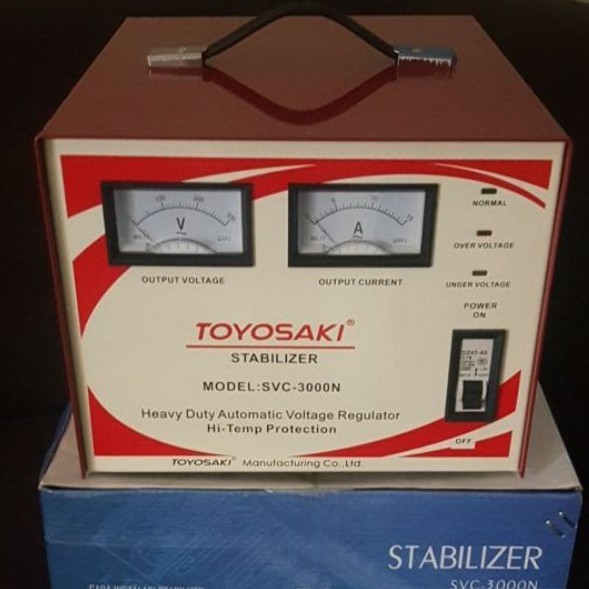 Stabilizer TOYOSAKI 3000Watt BEST QUALITY Model SVC-3000N