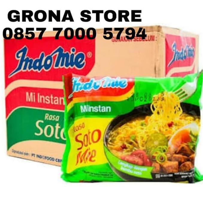 

Terlaris# Indomie Soto 1 Dus Isi 40 Pcs
