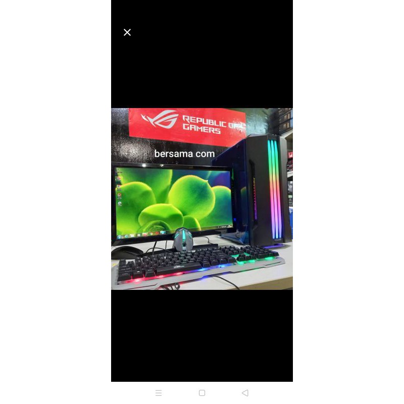 PC gaming core i7 monitor 22inc led fullset gaming