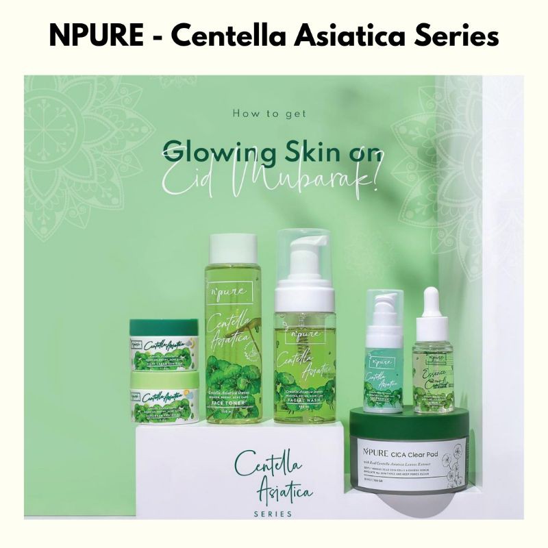 NPURE CENTELLA ASIATICA SERIES - Toner - Essence - Serum - Clear Pad - Cream -  ClayMask - Sheetmask