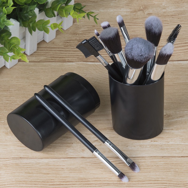 [COD] 12pcs Nankousi Brush Make Up Kuas Makeup + Set Tabung Lengkap Bulu Lembut Kuat &amp; Gagang Kokoh