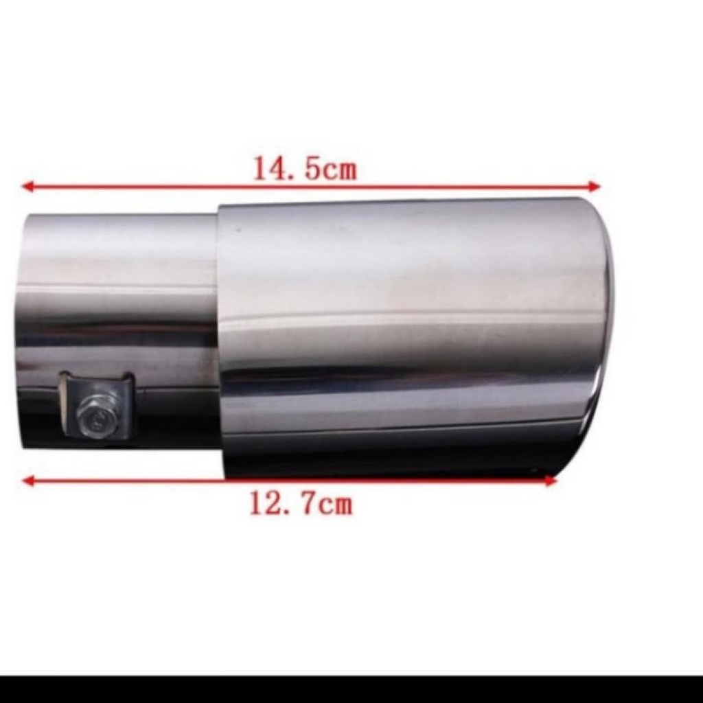 Muffler Cutter Buntut Cover Dekorasi Ujung Knalpot Mobil Universal Exhaust