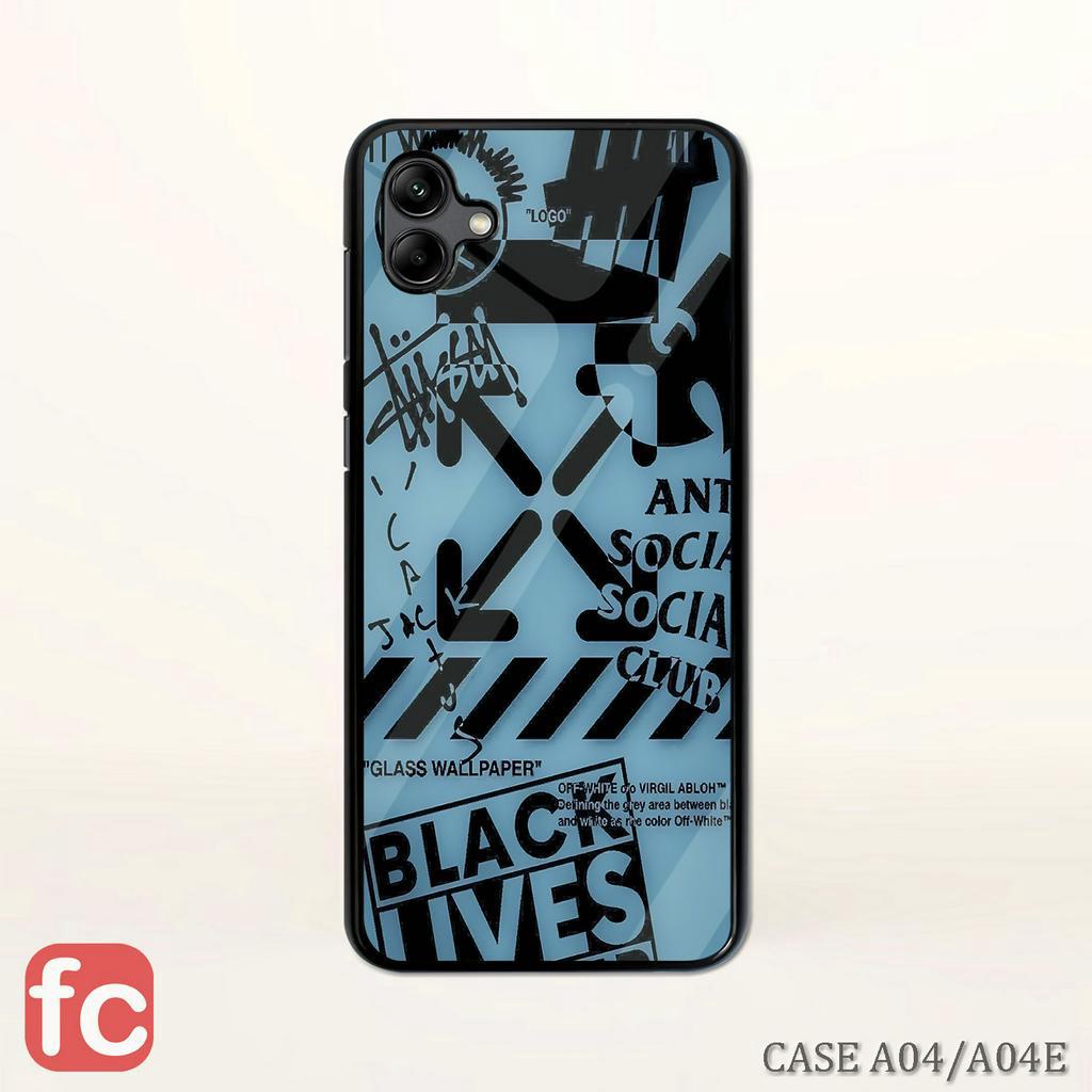 Case Hd Samsung A04 A04E With Protector Camera | FR41 Aesthetic | Case Glossy Hd A04 a04e | Casing K