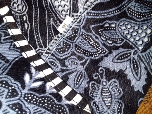 Baru Atasan Wanita Batik Tunik Ziper