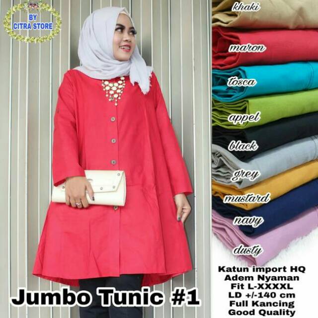 NEW JUMBO TUNIC #1 BIG SIZE LD 140CM
