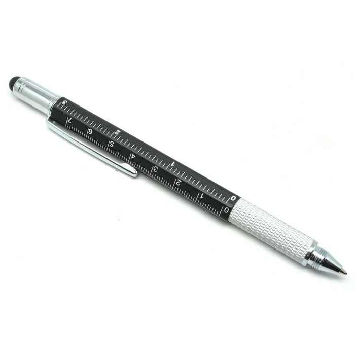 

Pena Multifungsi Metal Stylus + Penggaris + Level + Obeng - MYC65