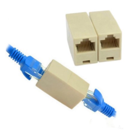 Barel RJ45 Coupler Female to Female UTP LAN Ethernet Barrel Converter