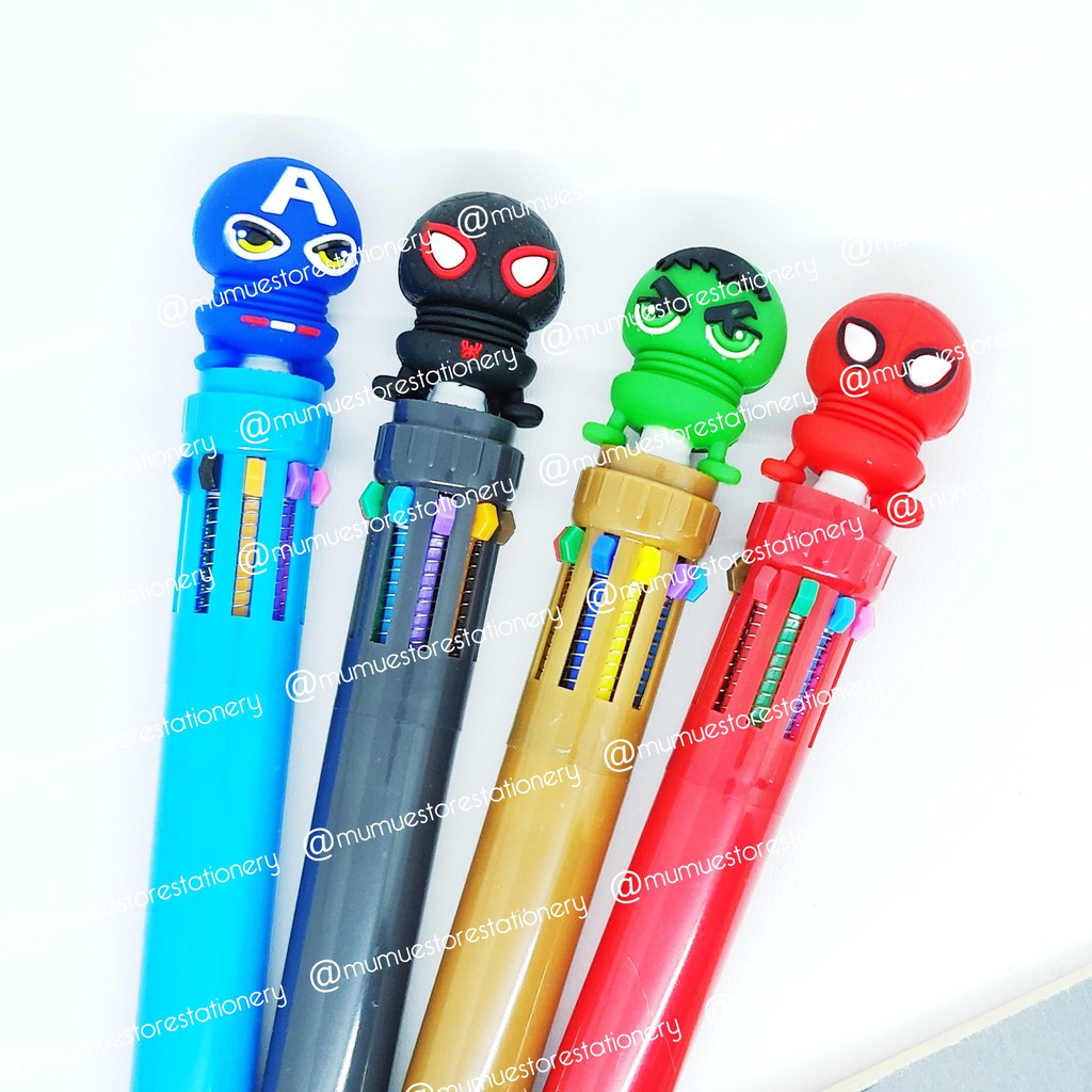 

PEN 10 WARNA SUPERHERO / PEN 10WARNA KARAKTER SUPERHERO / PEN 10WARNA