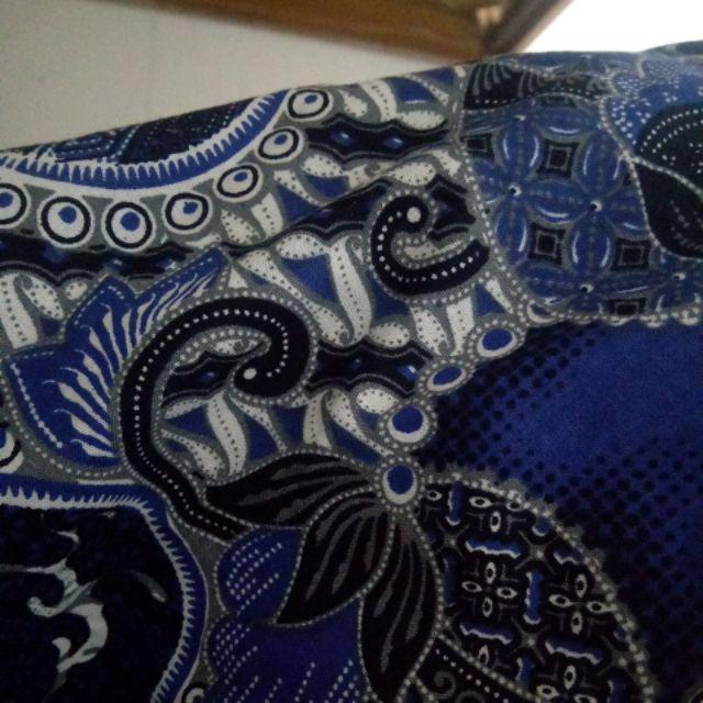 Pradawita Batik Floris 3b-biru