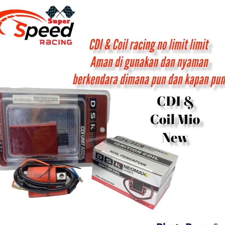 CDI DSK DAN COIL RACING DSK YAMAHA MIO NEW SUPER SPEED RACING