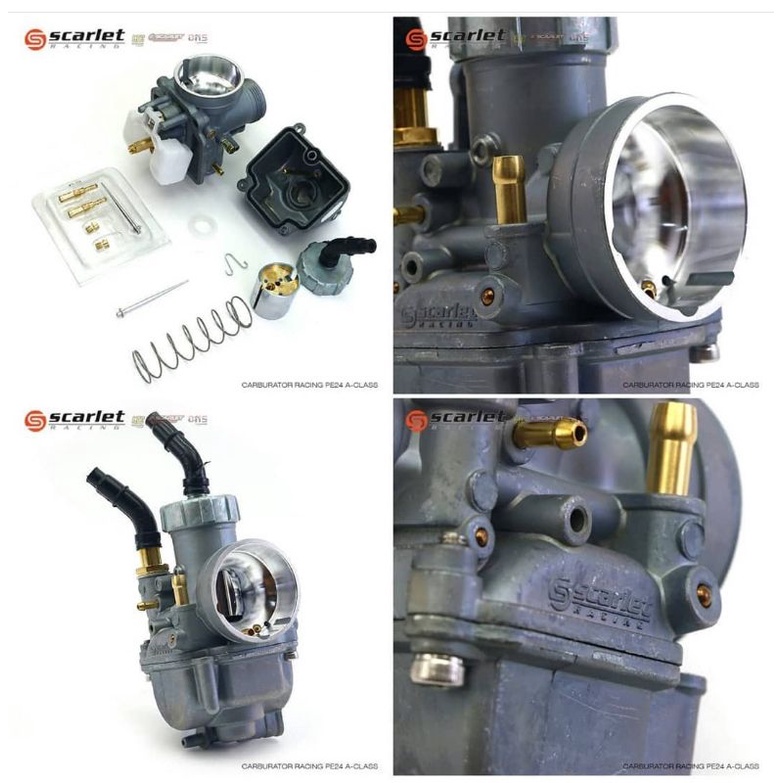 KARBU KARBURATOR PE 24,26, 28,30 MEREK SCARLET RACING ORIGINAL SCARLET UD REAMER BISA BUAT SEMUA MOTOR UNIVERSAL YA BOSKU SILAHKAN DIORDER SCARLET RACING-6