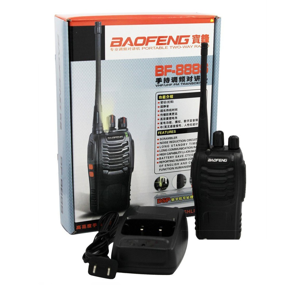 BUY 1 GET 1 FREE (Dapat 2 Buah HT) Baofeng BF-888S / BF888s Walkie Talkie Walky Talky Handy Talky