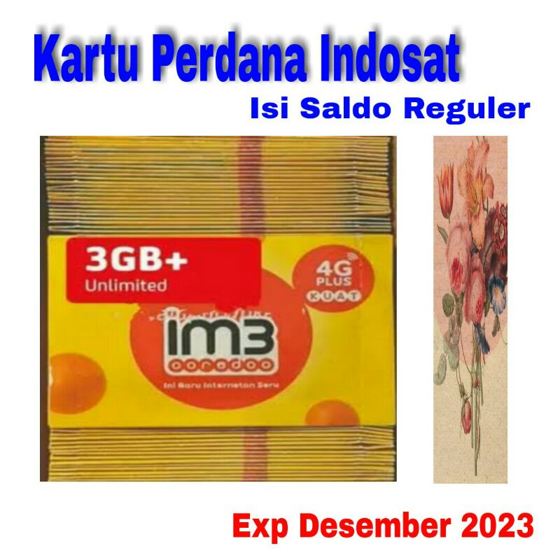 Kartu Perdana Indosat Isi Saldo Reguler