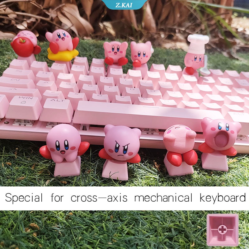 Keycaps Keyboard Mekanik Motif Kartun Untuk Nintendo Kirby