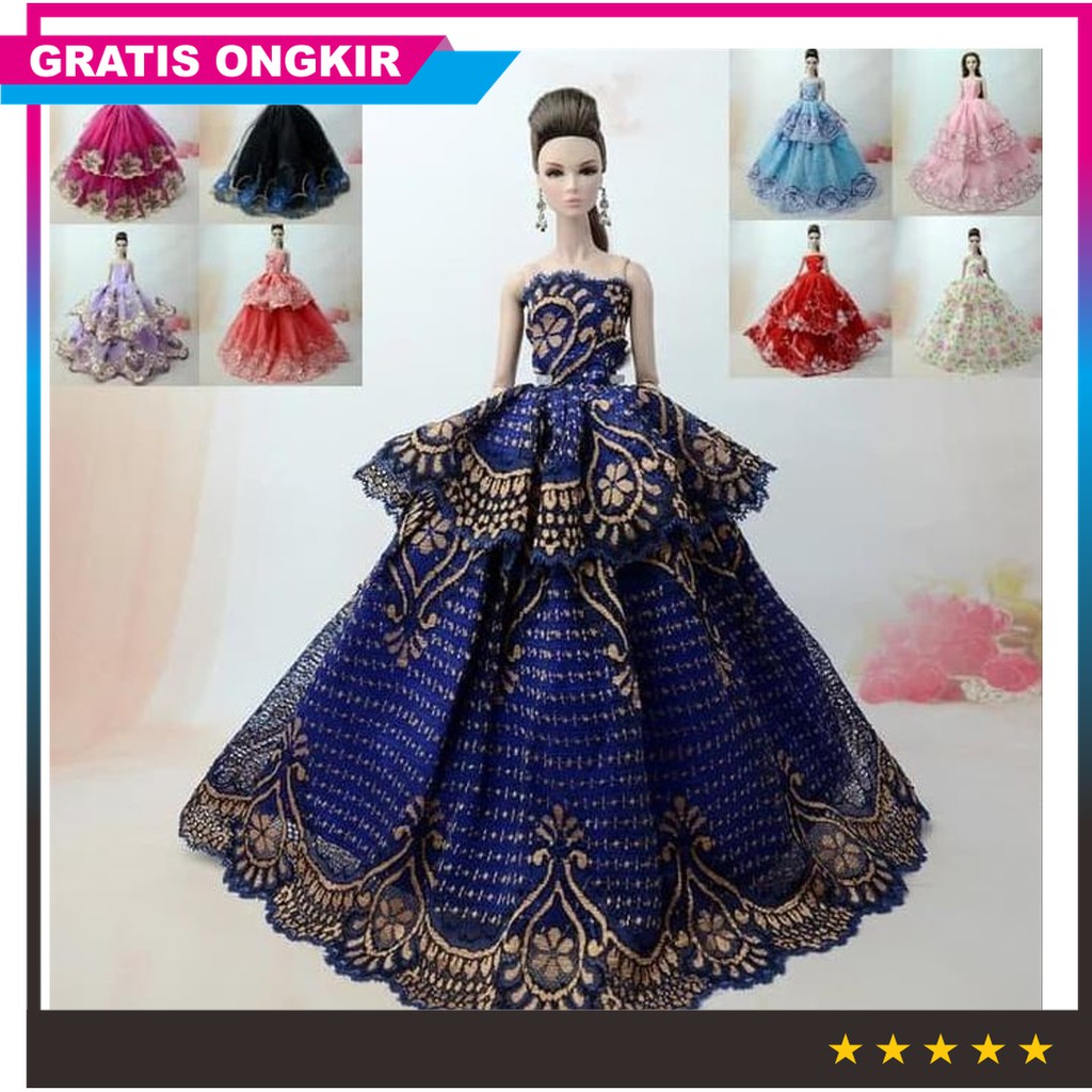 barbie doll gaun