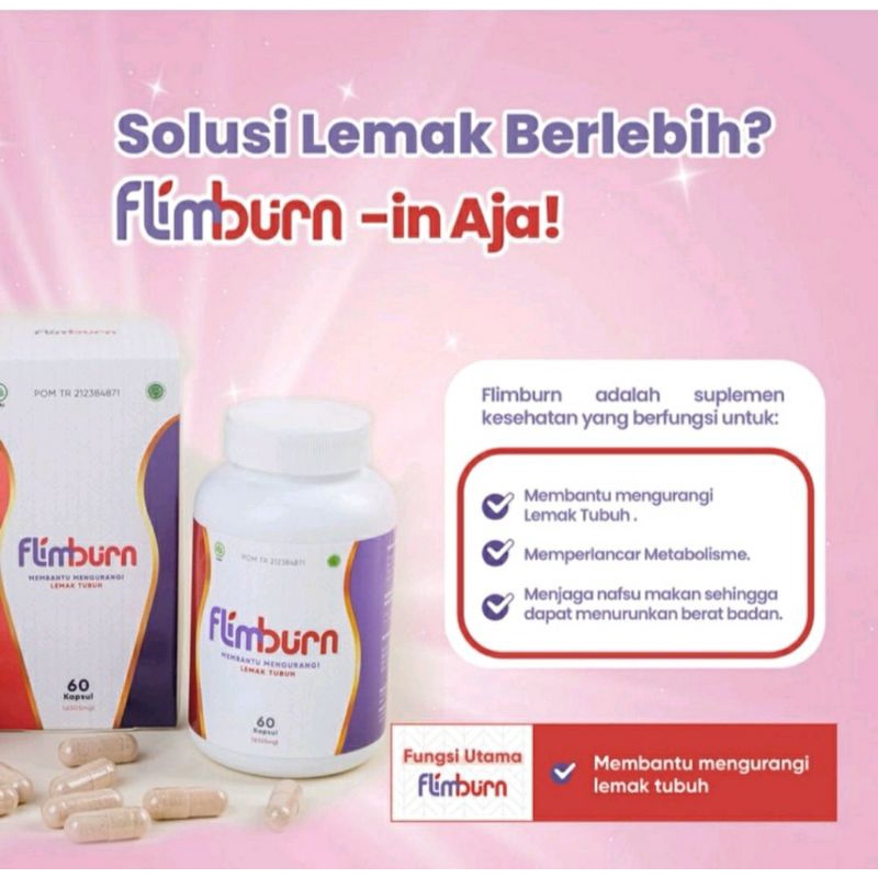 FlimBurn Suplemen Pelangsing TUBUH / SUMPLEMEN DIET / PELANGSING BADAN