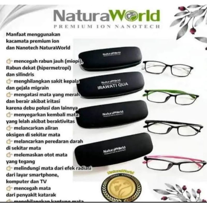 Kacamata Ion Nano Natura World