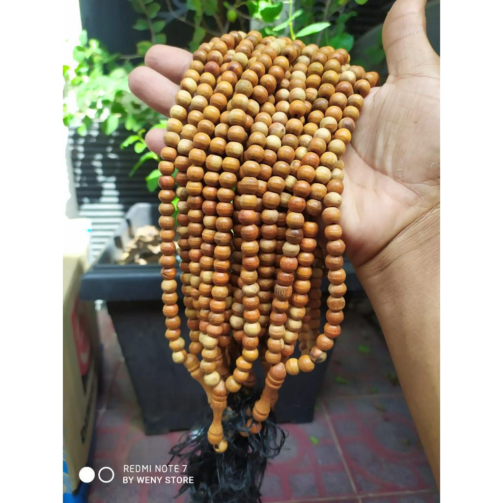 tasbih secang 7mm tasbih secang merah tasbih kayu secang tasbih 99