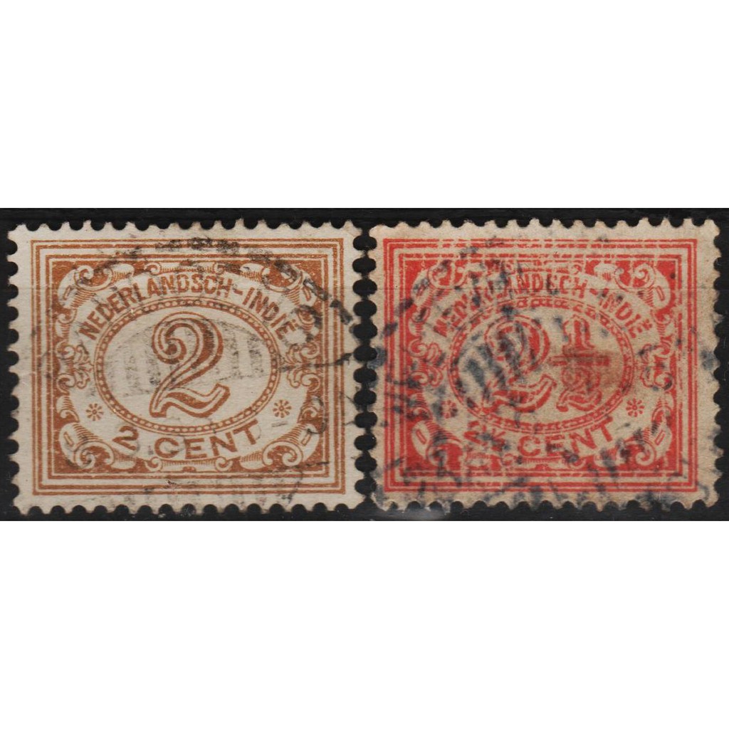 

Perangko Filateli I12 Netherlands Indies FU 2v 1912-1930 Numeral