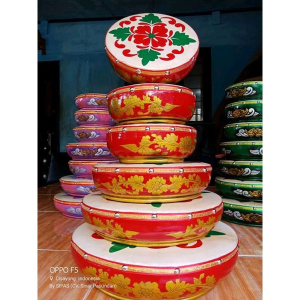 Rebana Qasidah Batik Super Ssn 6 (Merah )